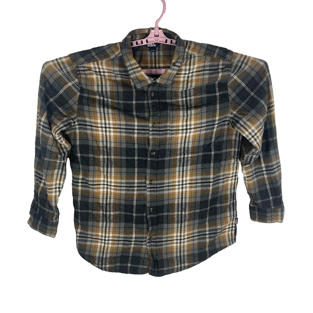Eddie Bauer Mens Multicolor Plaid Flannel Casual Button Up Shirt Size XL - Picture 1 of 16